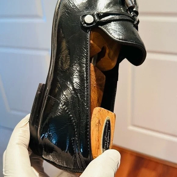Aldo Tassel Patent Leather Loafers. - Picture 9 of 14